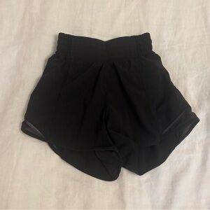 Lululemon - Hotty Hot Shorts - High-Rise - 4” - Black - Women’s Size 0 !! 🖤